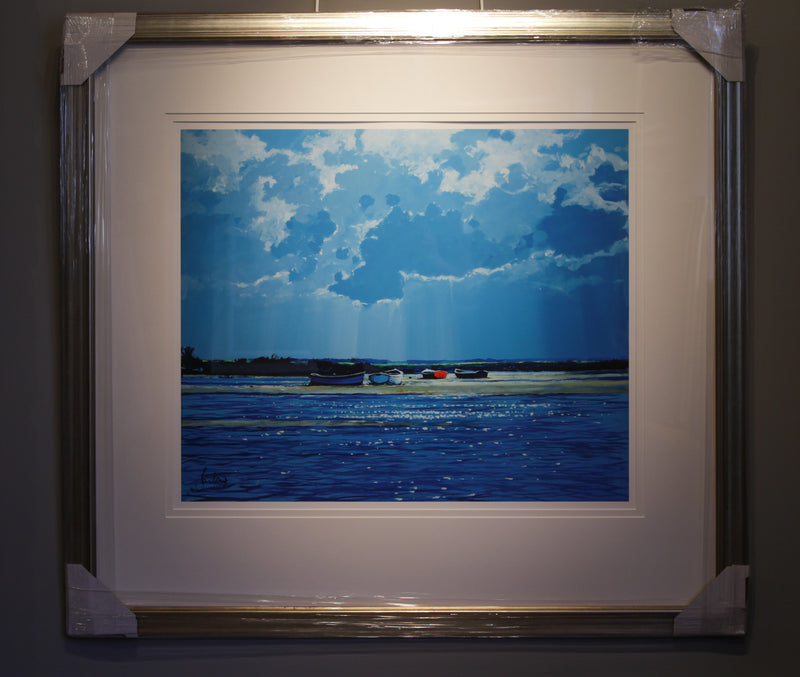 Incoming Tide, Burnham Overy Staithe - Paper 50 x 60cm - Framed
