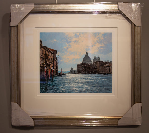Grand Canal - April, Venice - Paper 25 x 30cm - Framed
