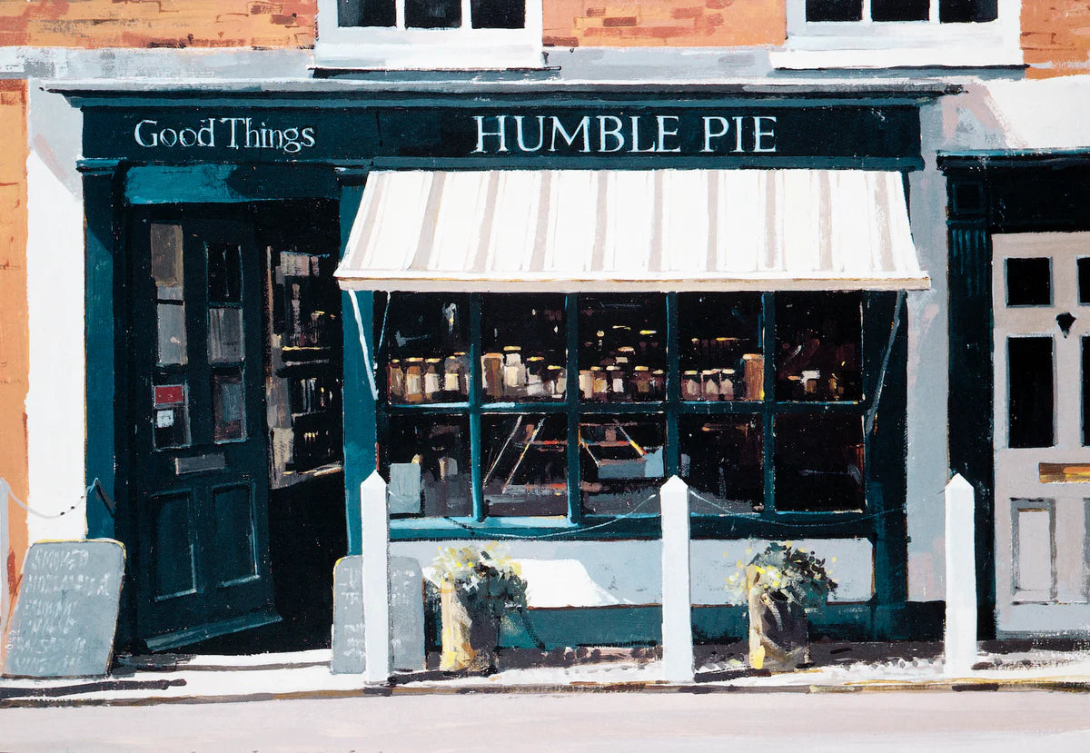 Humble Pie, Burnham Market - Paper 50 x 60cm - Framed – Barlow Fine Art