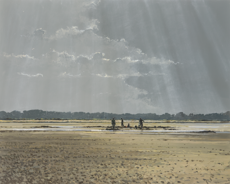 Wormdiggers At Morston - Paper 25 x 30cm