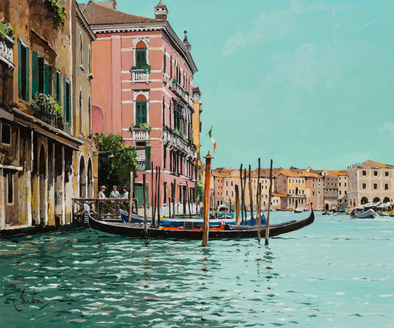 Grand Canal, Venice - Paper 25 x 30cm - Framed