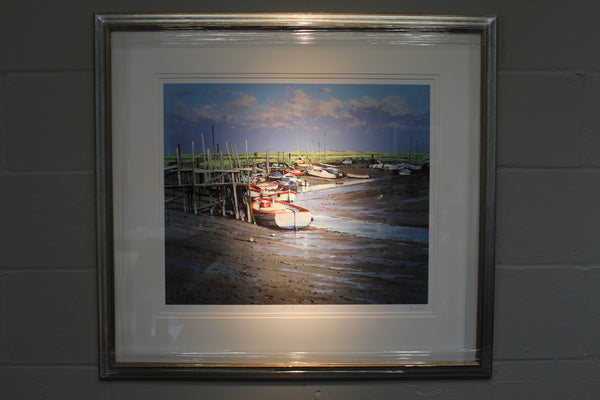Morston Quay with Boats (Artist's Proof) - Paper 50 x 60cm