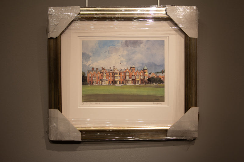 Sandringham House - Paper 19 x 25cm - Framed