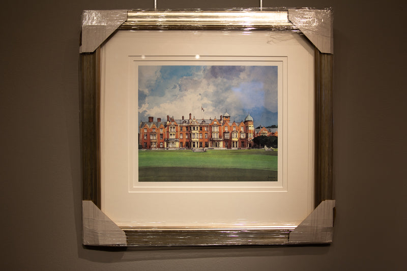 Sandringham House - Paper 25 x 30cm - Framed