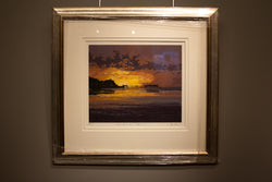 Cromer Sunset - Paper 25 x 30cm - Framed