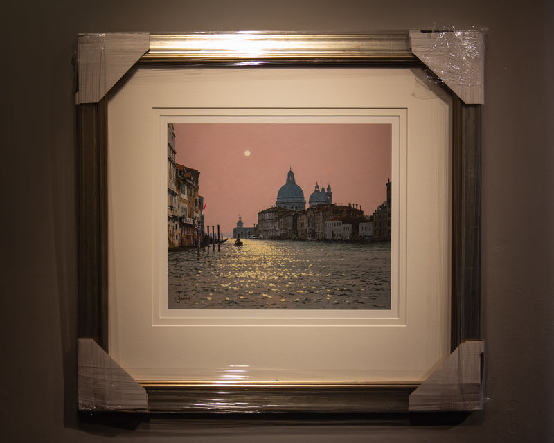 Winter Sun, Venice - Paper 25 x 30cm - Framed