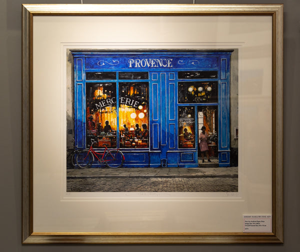Mercerie, Provence (Paris Study) - (Artist's Proof) - Paper 50 x 60cm - Framed