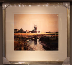 Cley Mill, Looking South - Paper 50 x 60cm - Framed