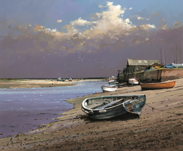The East Quay, Wells-Next-The-Sea - Paper 50 x 60cm - Framed